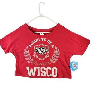 University of Wisconsin Women’s Crop Top Medium BRAND NEW V 16-18
